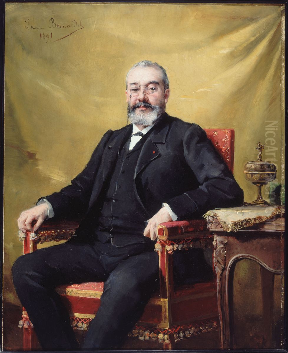 Portrait du docteur Adrien Proust (1834-1903), pere de Marcel Proust Oil Painting by Laure Brouardel