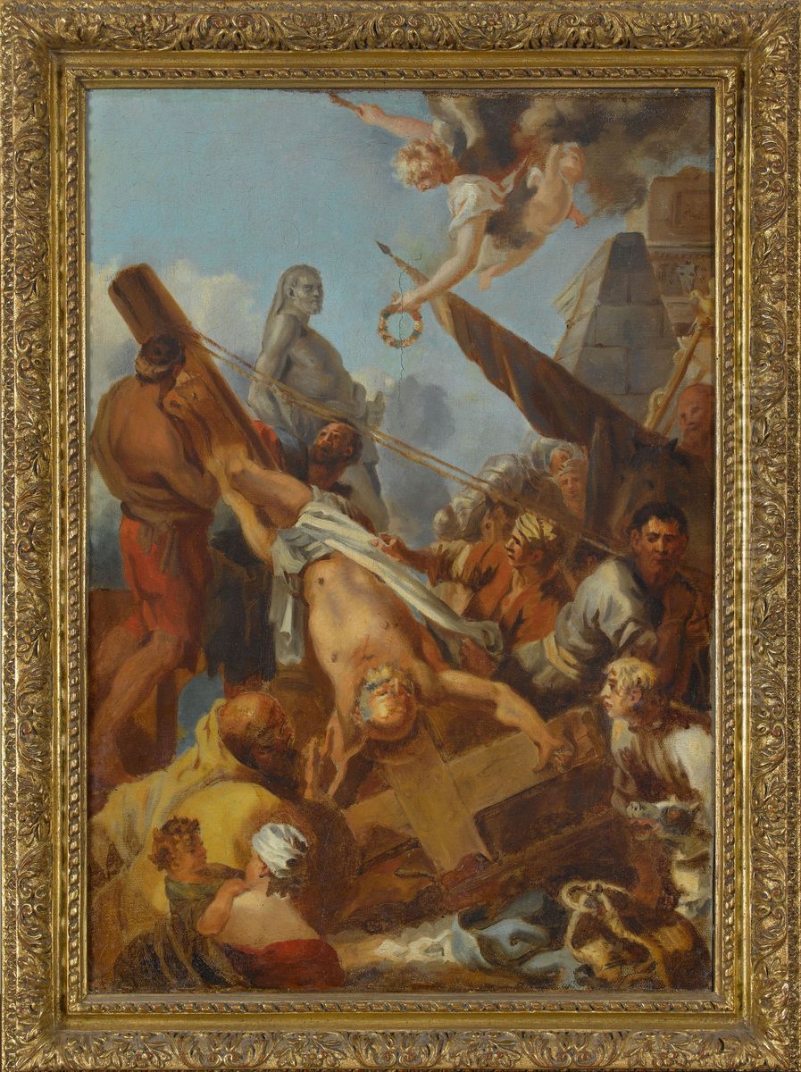 Crucifiement de saint Pierre Esquisse pour le 