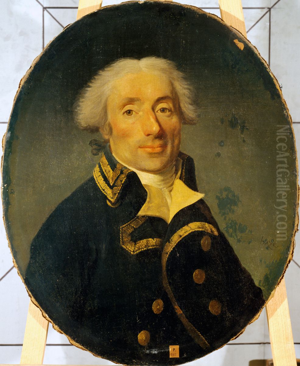 Portrait d'un general de division entre 1791 et 1794 Oil Painting by Joseph Boze