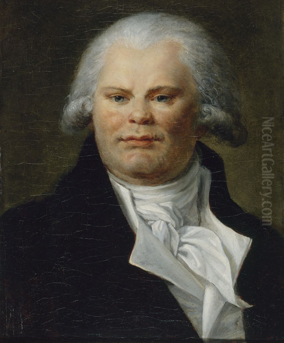 Portrait de Georges Danton (1759-1794), orateur et homme politique Oil Painting by Constance Marie Charpentier