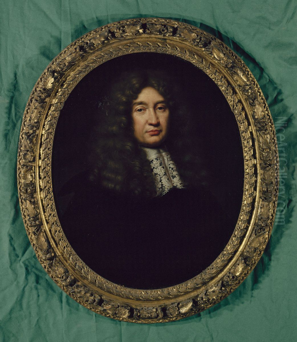 Claude Le Peletier (1630-1711), prevot des marchands de 1668 a 1676 Oil Painting by Pierre Mignard I