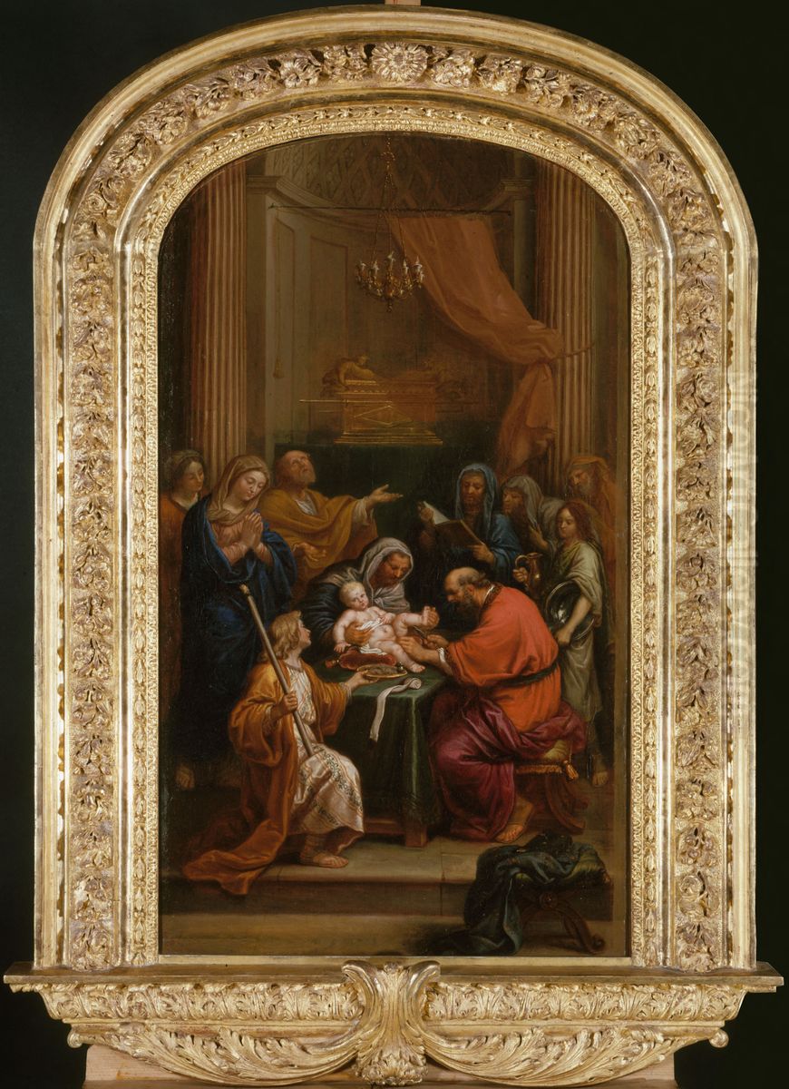 La Circoncision Oil Painting by Pierre Mignard I