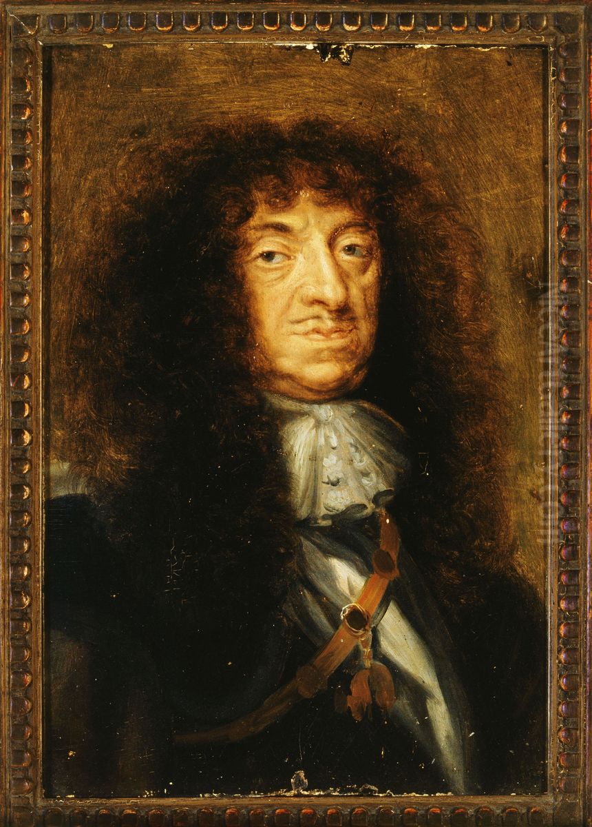 Portrait de Jean-Casimir Vasa (1609-1672), roi de Pologne, puis abbe de Saint-Germain-des-Pres Oil Painting by Daniel Schultz