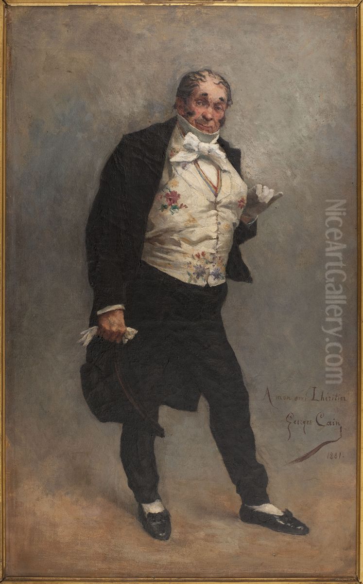 Portrait de Lheritier (Romain Thomas, dit), acteur (1809-1885) dans le role de Cordenbois de 
