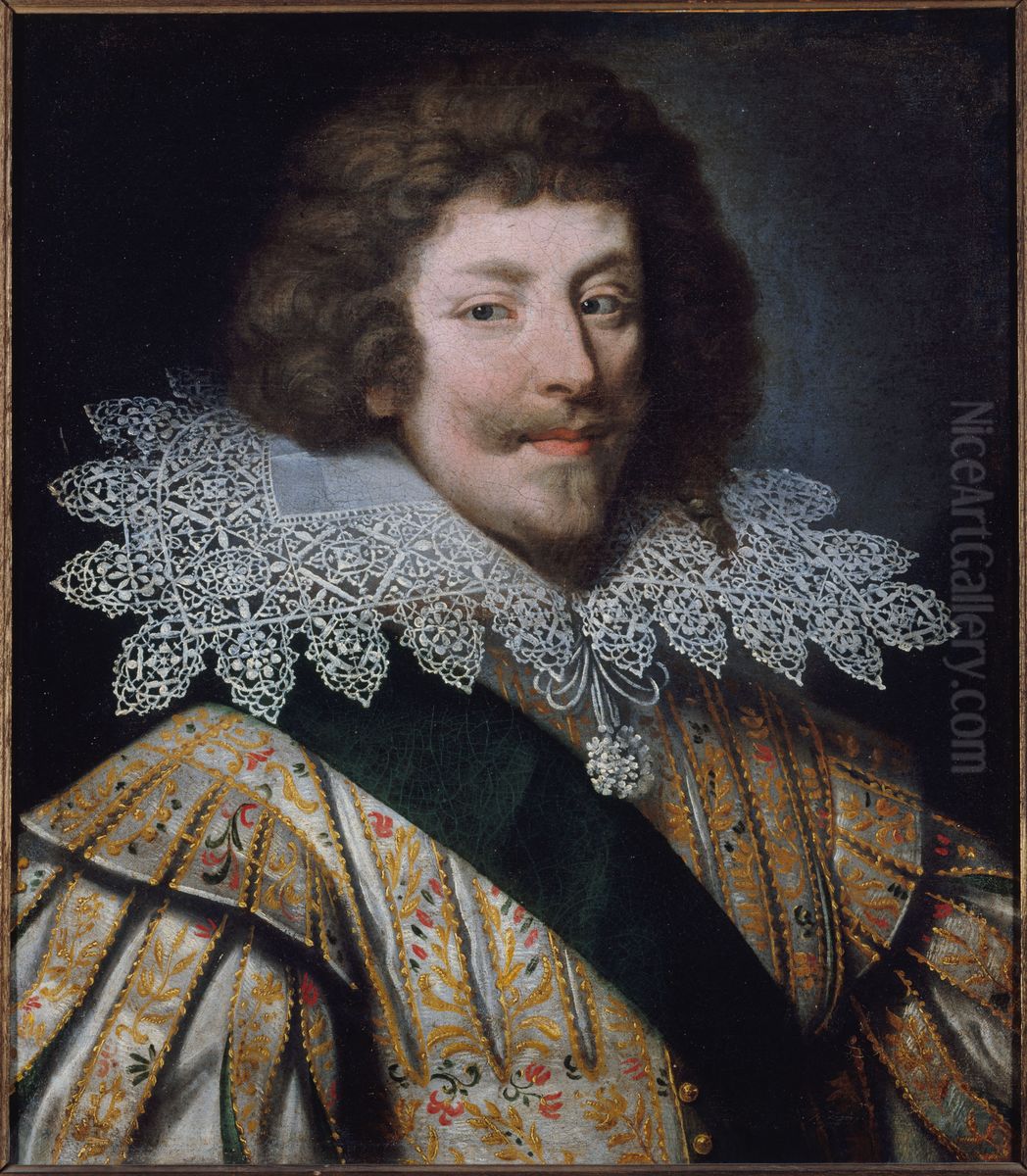 Portrait d'Henri II de Montmorency (1595-1632) Oil Painting by Daniel Dumonstier