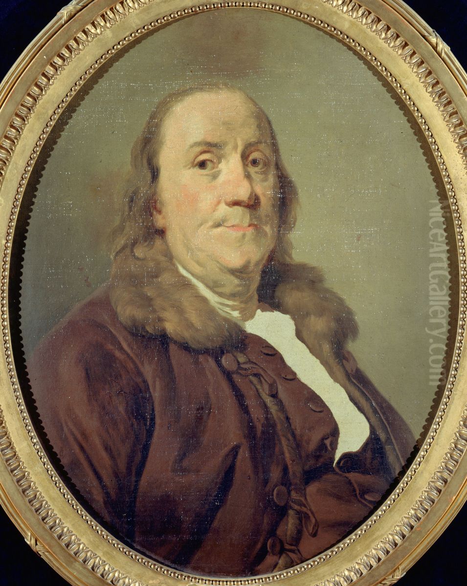 Benjamin Franklin (1706-1790) Oil Painting by Joseph-Siffred Duplessis