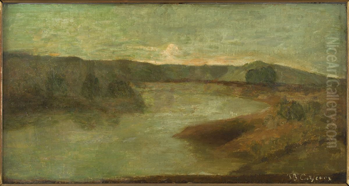 Riviere, Italie Oil Painting by Jean-Baptiste Carpeaux