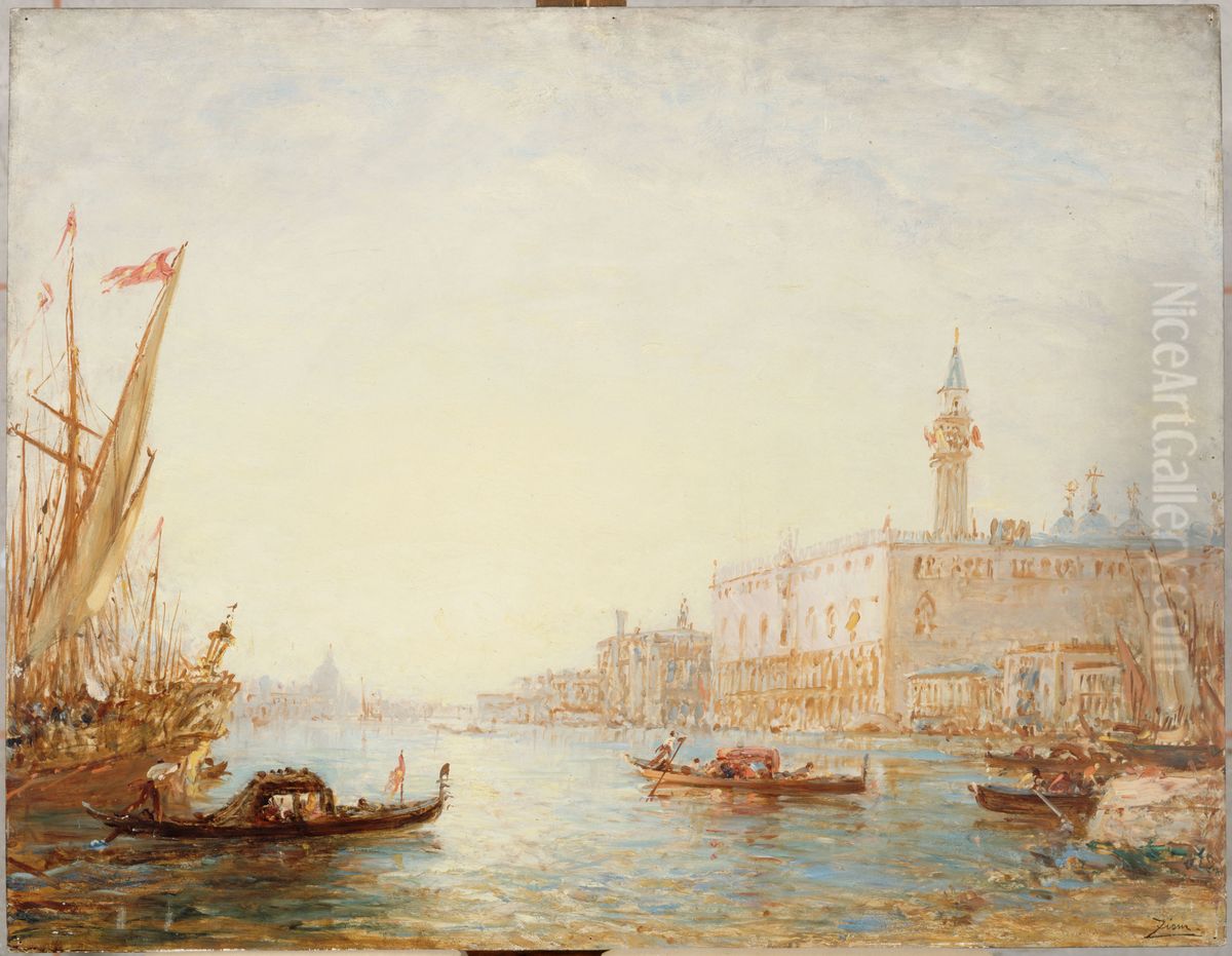 Venise, le Palais des Doges Oil Painting by Felix Ziem