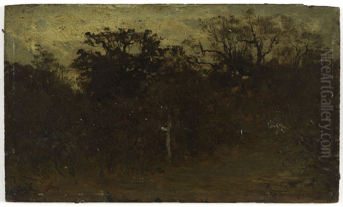 Coin de foret Oil Painting by Felix Ziem