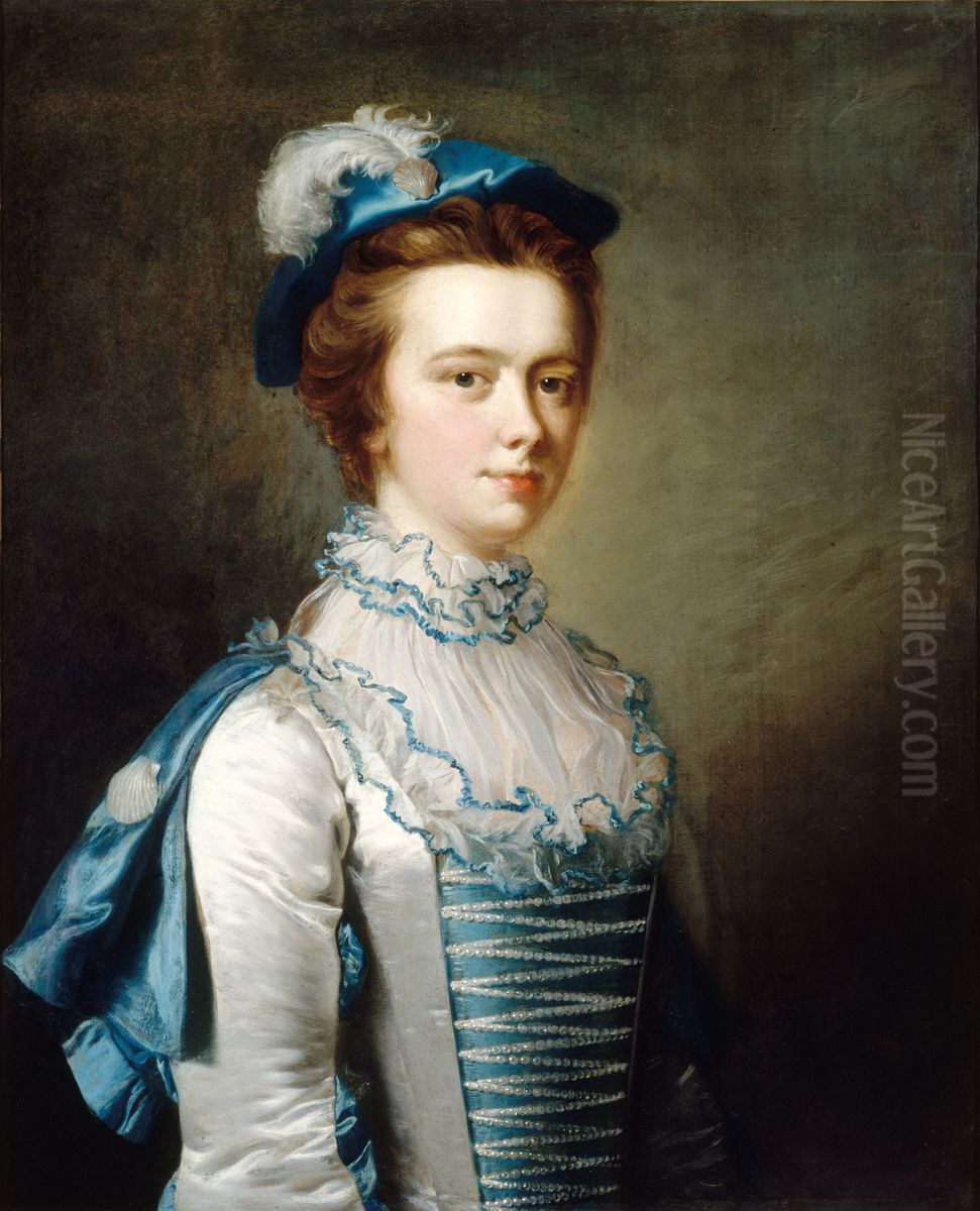 Young pilgrim girl Oil Painting by Alexis Grimou