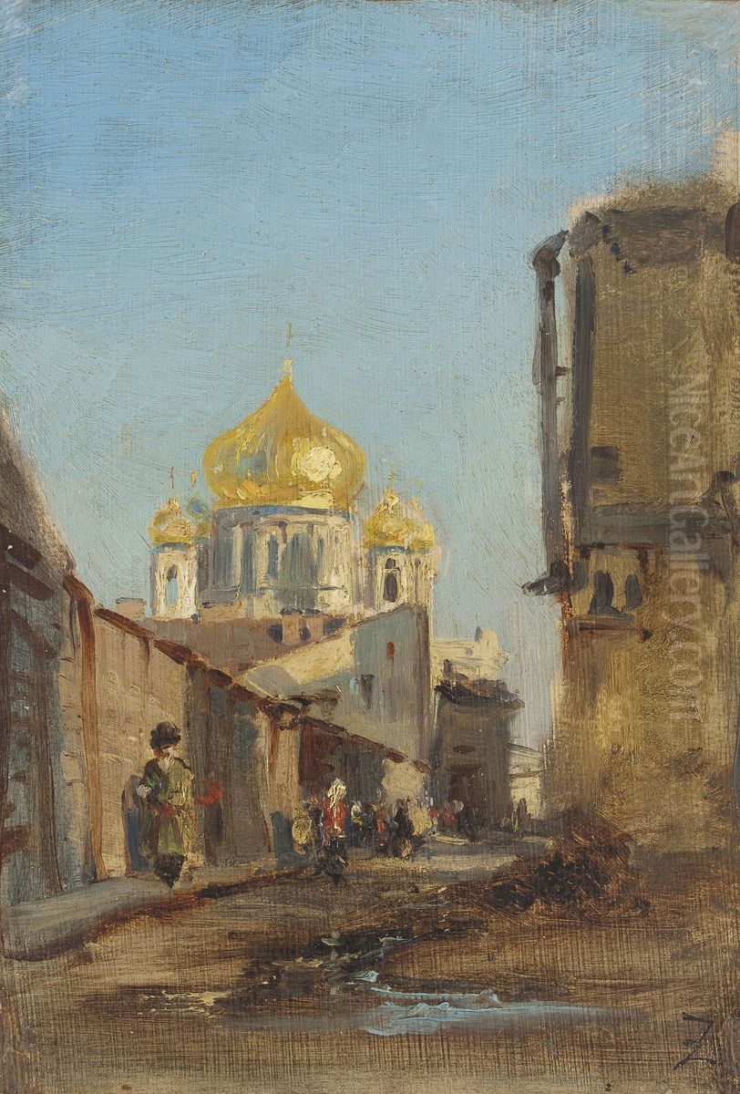 Tobolsk, Siberie Oil Painting by Felix Ziem