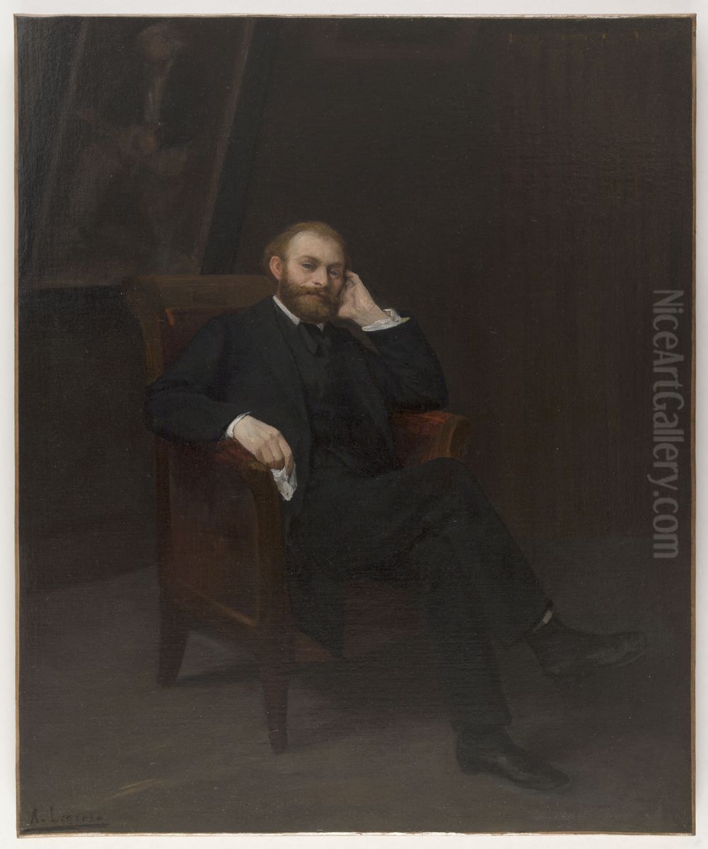 Portrait d'Edouard Manet Oil Painting by Alphonse Legros