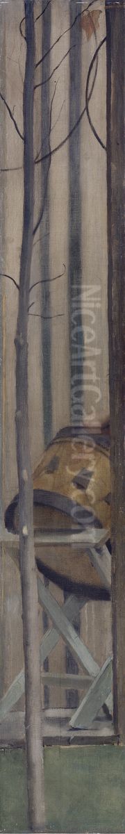 Grimaces et misere - les Saltimbanques (tambour) Oil Painting by Fernand Pelez