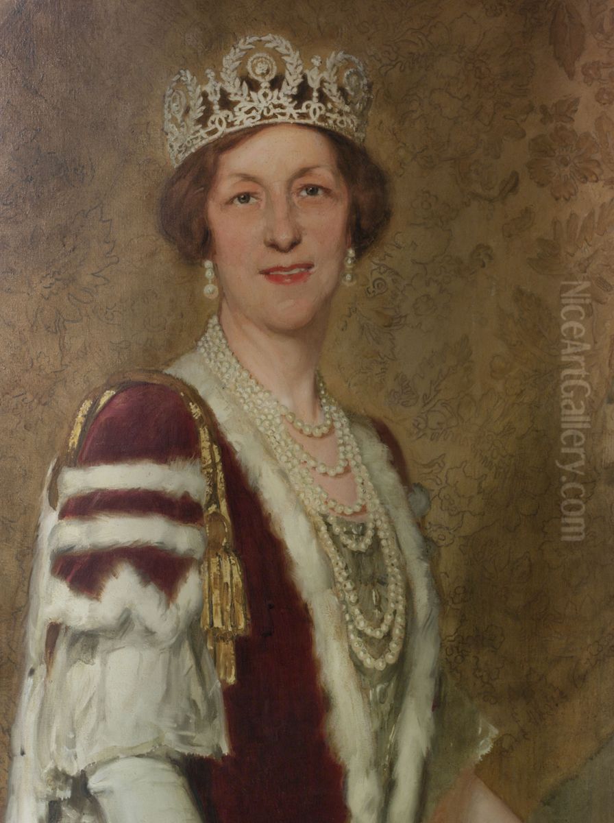 Portrait de Lady Decies Oil Painting by Marcel Baschet