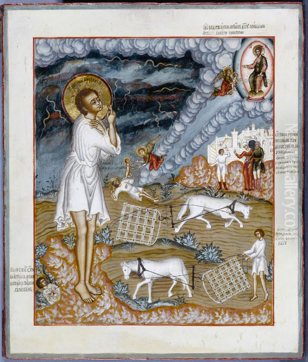 Saint Artheme de Verkola Oil Painting by Russia