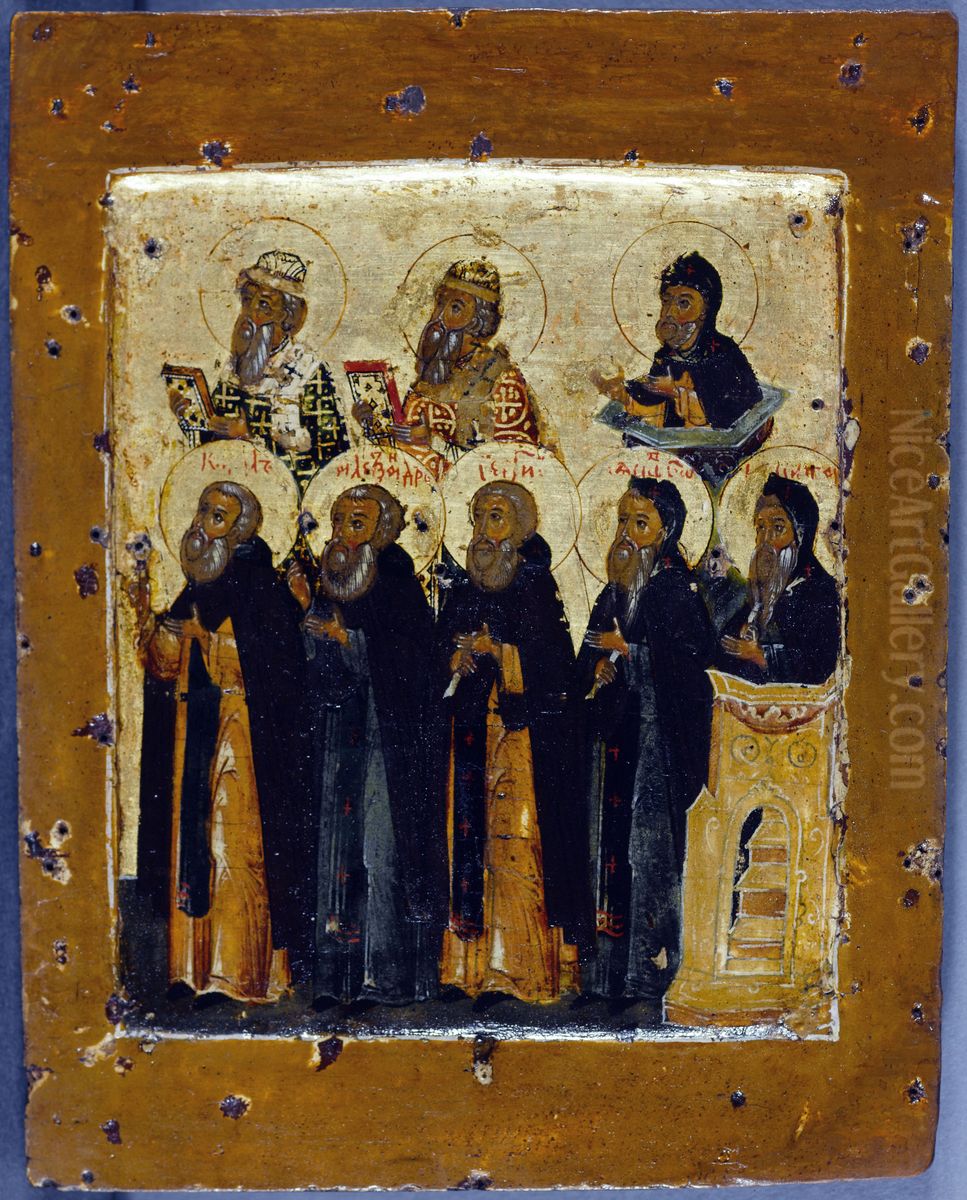 Huit saints Oil Painting by Moscow