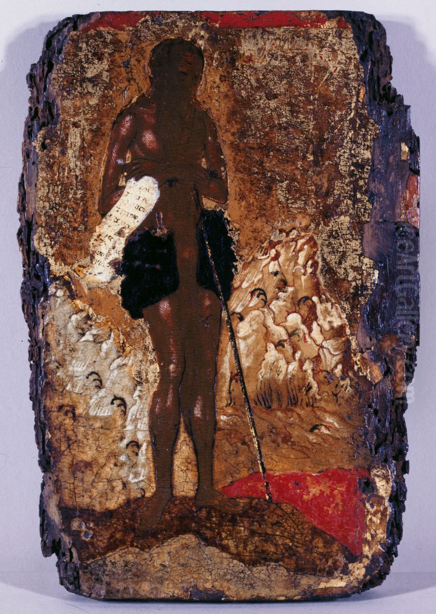 Saint Onuphre Oil Painting by Crete