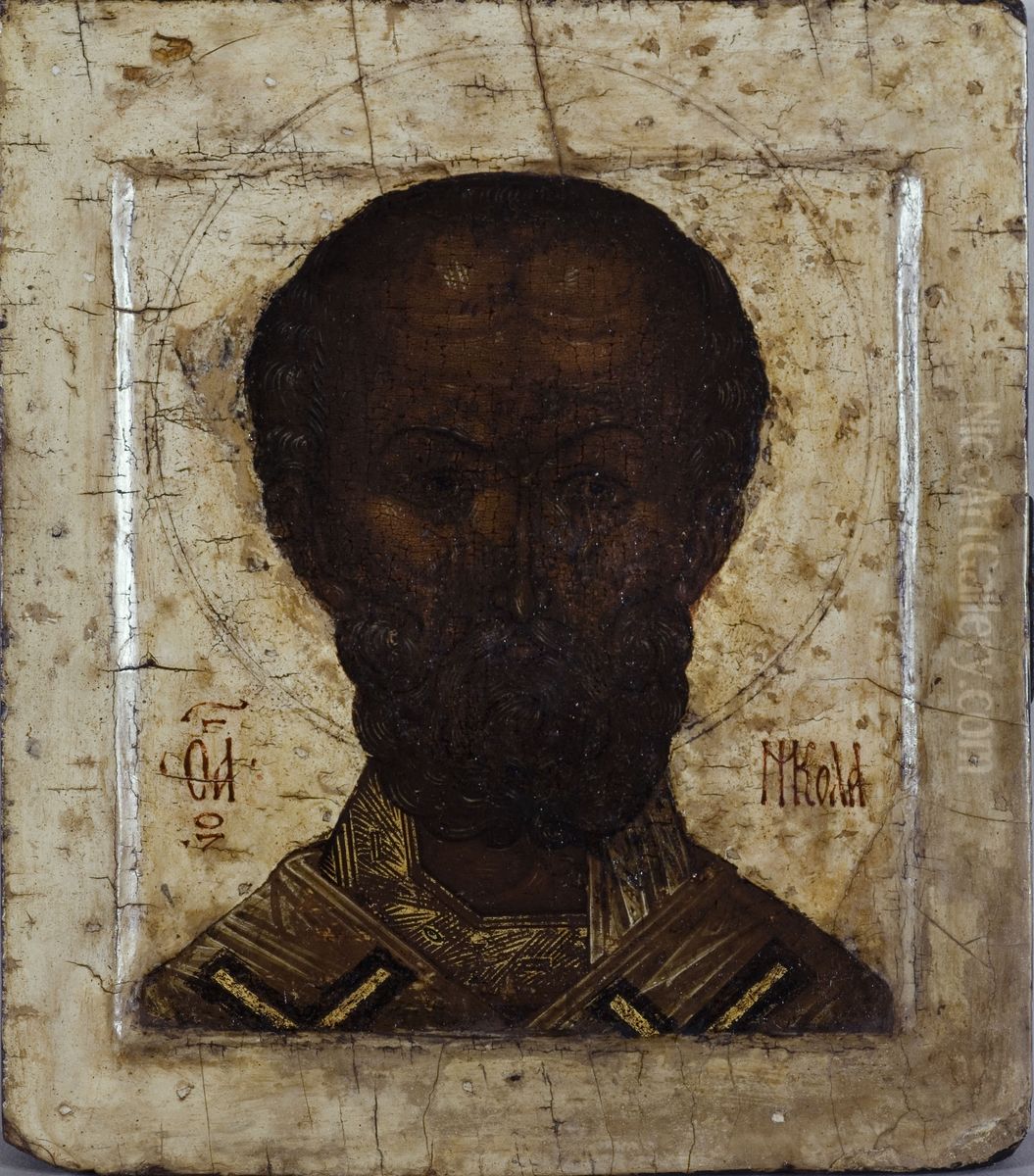 Saint Nicolas Oil Painting by Moscow