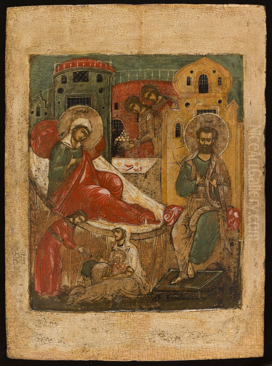 Nativite de la Mere de Dieu Oil Painting by Russia
