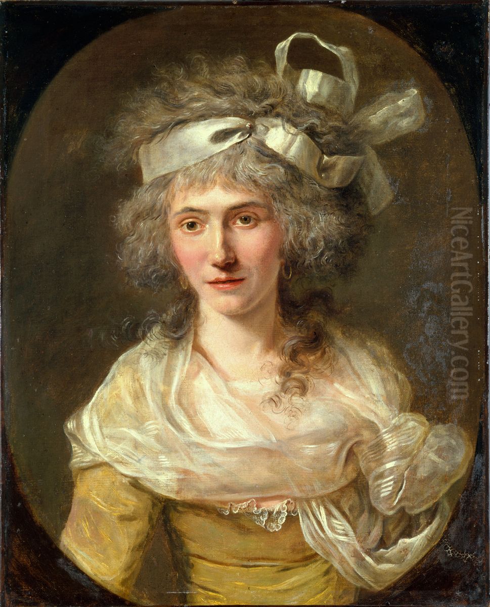 Portrait de femme (P334) Oil Painting by Unidentified painter