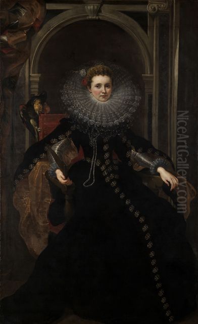 Bildnis Marchesa Veronica Spinola Doria Oil Painting by (studio of) Rubens, Peter Paul