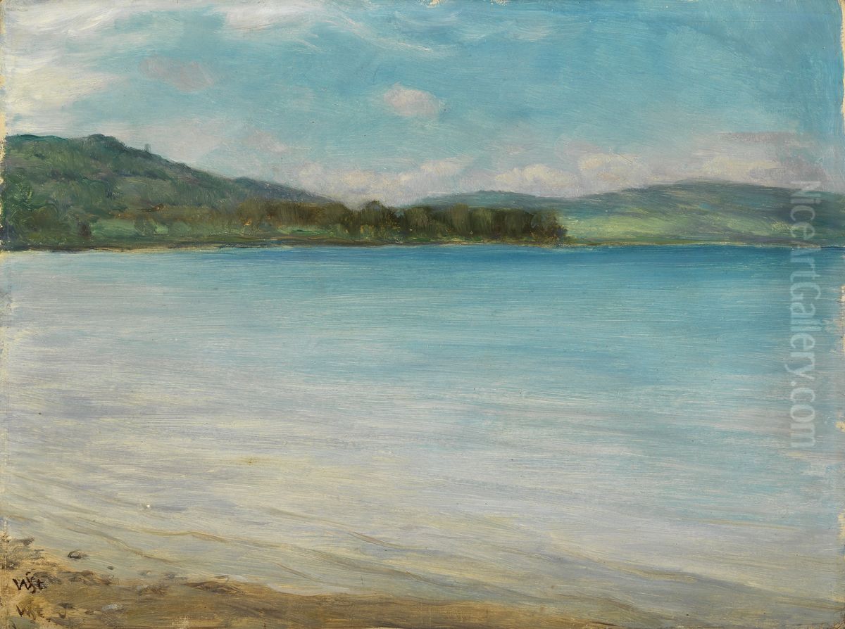 Am Bodensee Oil Painting by Wilhelm Steinhausen