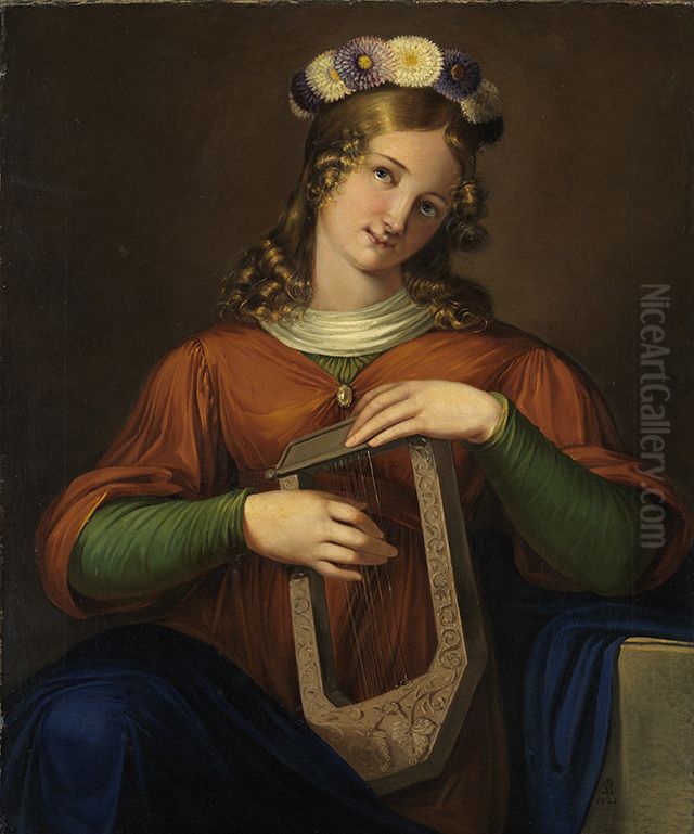 Die Heilige Cacilie Oil Painting by Sophie Reinhard