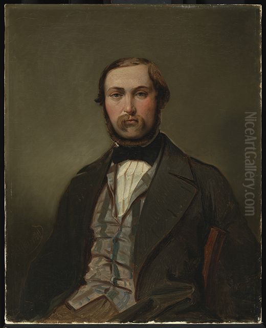 Bildnis des Stallmeisters Wilhelm Sachs Oil Painting by Moritz von Schwind