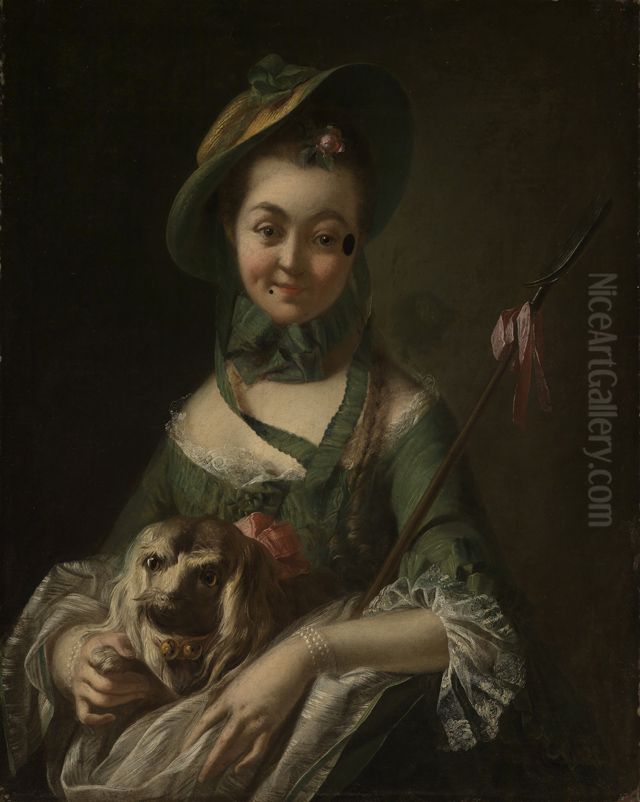 Bildnis der Friedericke Sophie Hennig Oil Painting by Joseph Melling