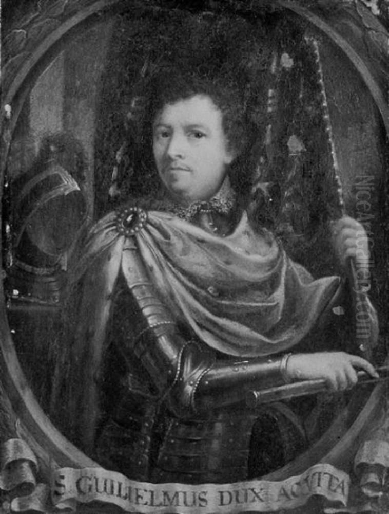 Portet van St. Willem van Aquitaine Oil Painting by Adriaen Van Der Werff