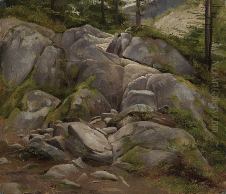 Fusssteig nach Menzenschwand Oil Painting by Eugen Bracht