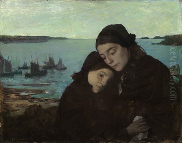 Trauer Oil Painting by Charles Cottet