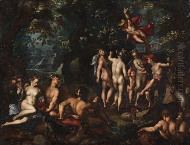 The judgement of Paris Oil Painting by Joachim Wtewael (Uytewael)