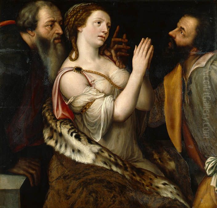 20-22) Oil Painting by Michiel Coxie