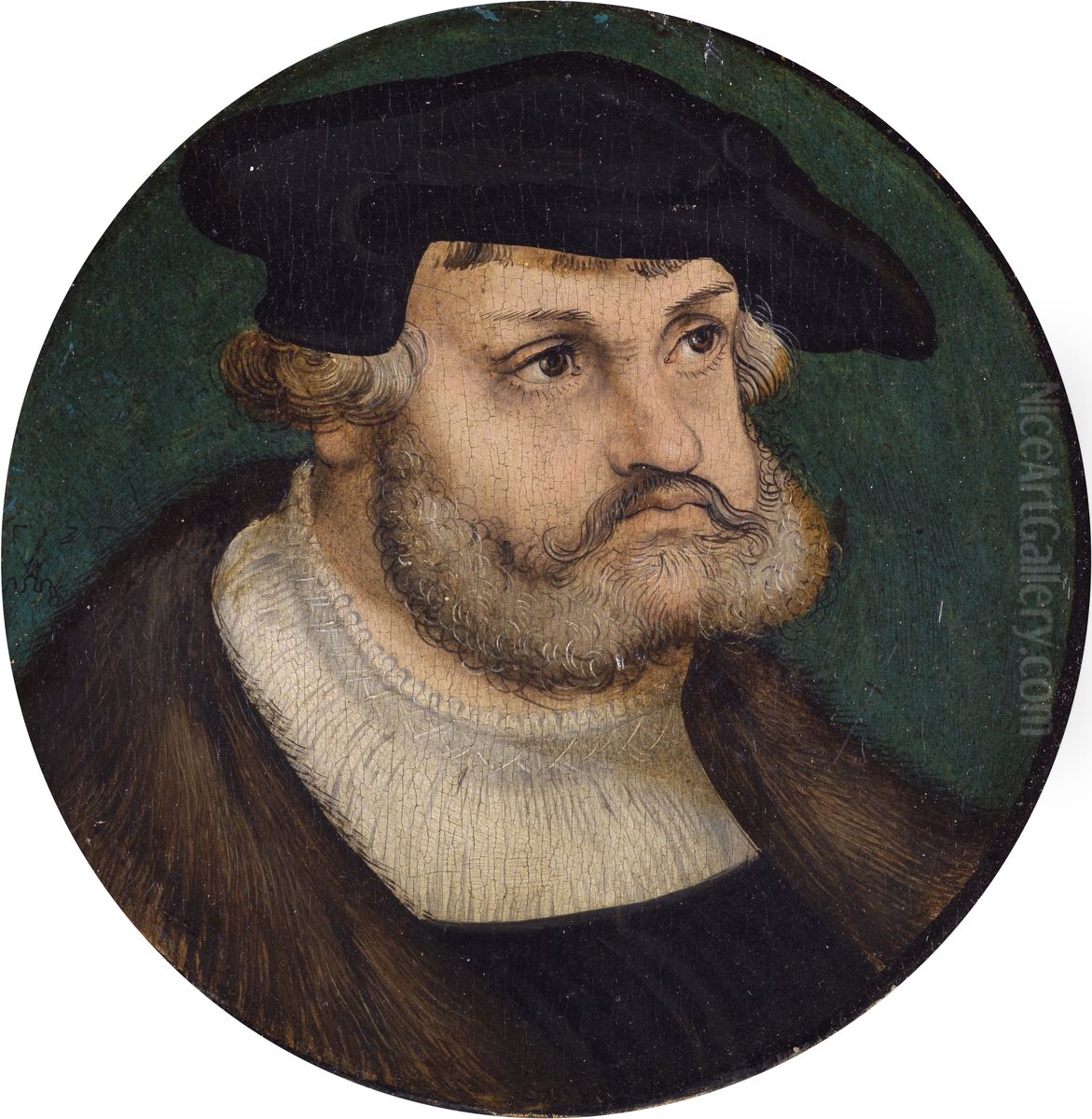 Portrait of Frederick the Wise, elector of Saxony Oil Painting by Lucas Cranach the Elder