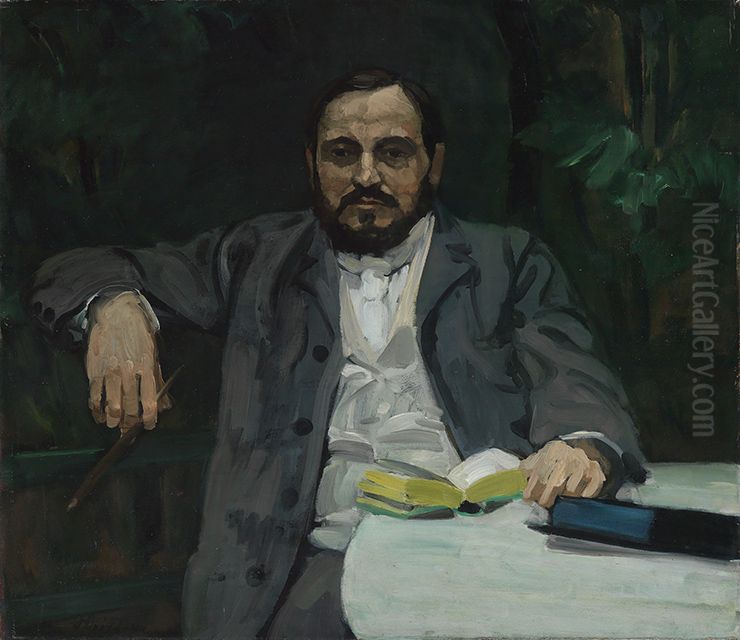 Bildnis Anton Gluck Oil Painting by Emil Rudolf Weiss