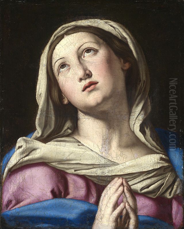 Betende Maria Oil Painting by Giovanni Battista Salvi da Sassoferrato