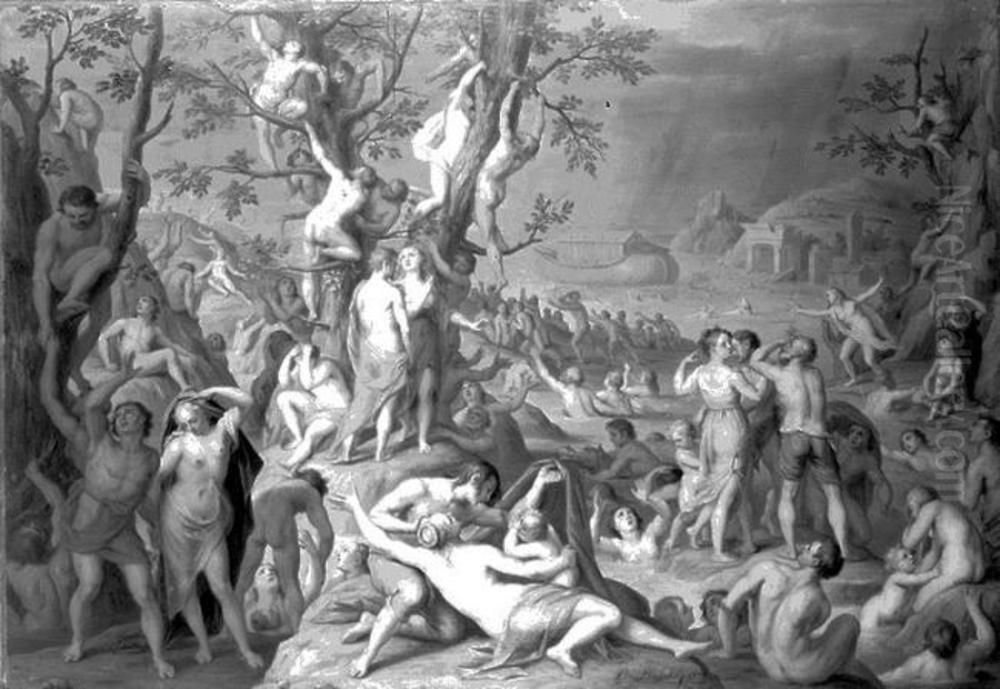 Die Sintflut Oil Painting by Balthasar Beschey