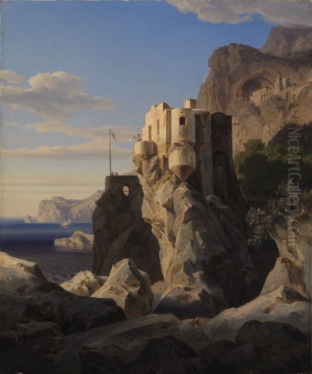 San Francesco bei Amalfi Oil Painting by Ernst Fries
