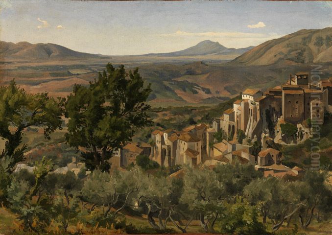 Landschaft bei Olevano Oil Painting by Max Wilhelm Roman