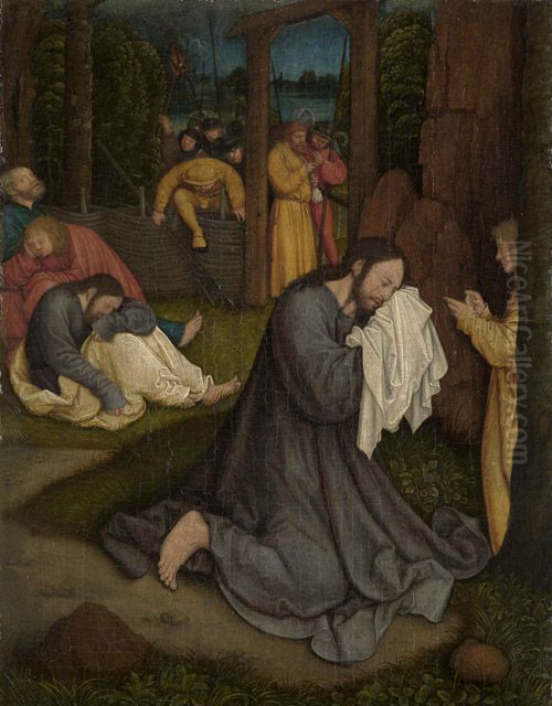 Gebet Christi am Olberg Oil Painting by Bernhard Strigel