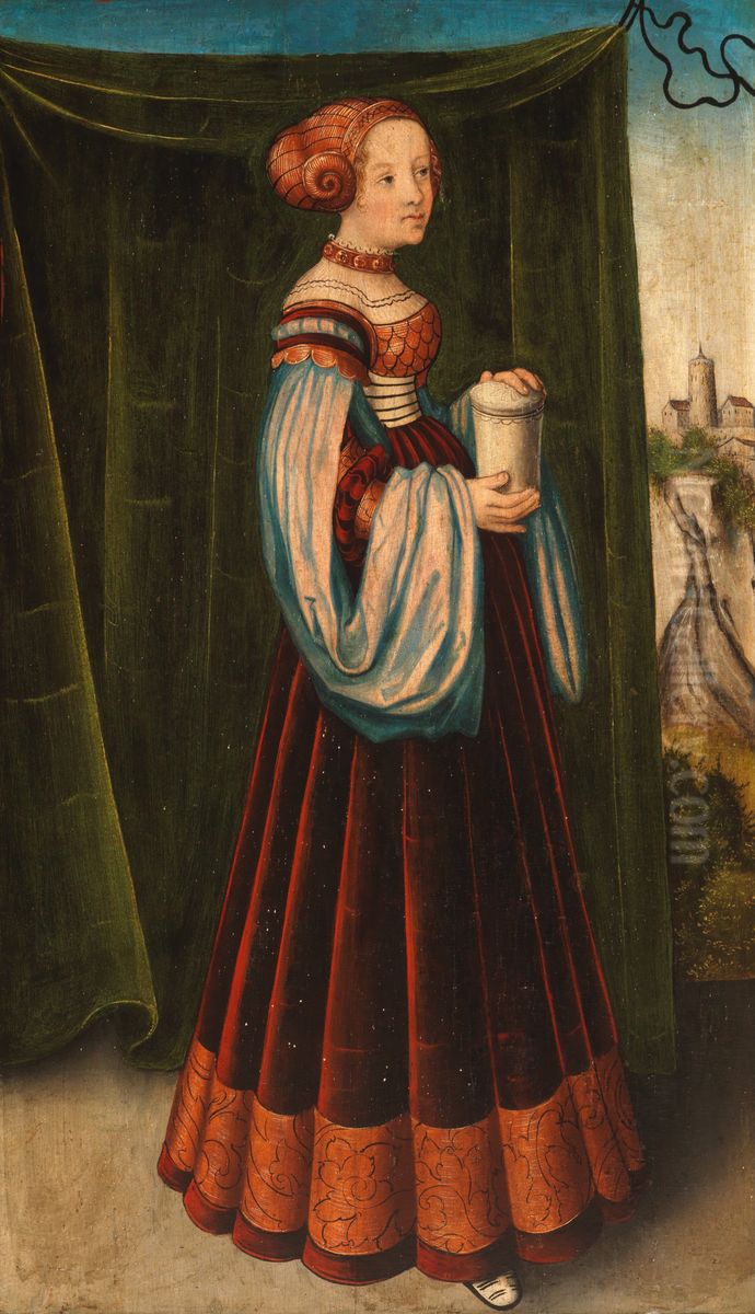 Die Heilige Maria Magdalena Oil Painting by Lucas Cranach the Elder
