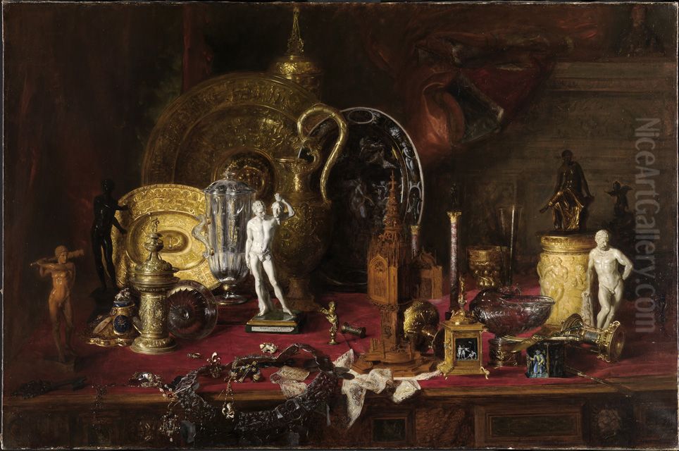 Kunstwerke aus der Sammlung des Sir Richard  Wallace Oil Painting by Blaise Alexandre Desgoffe