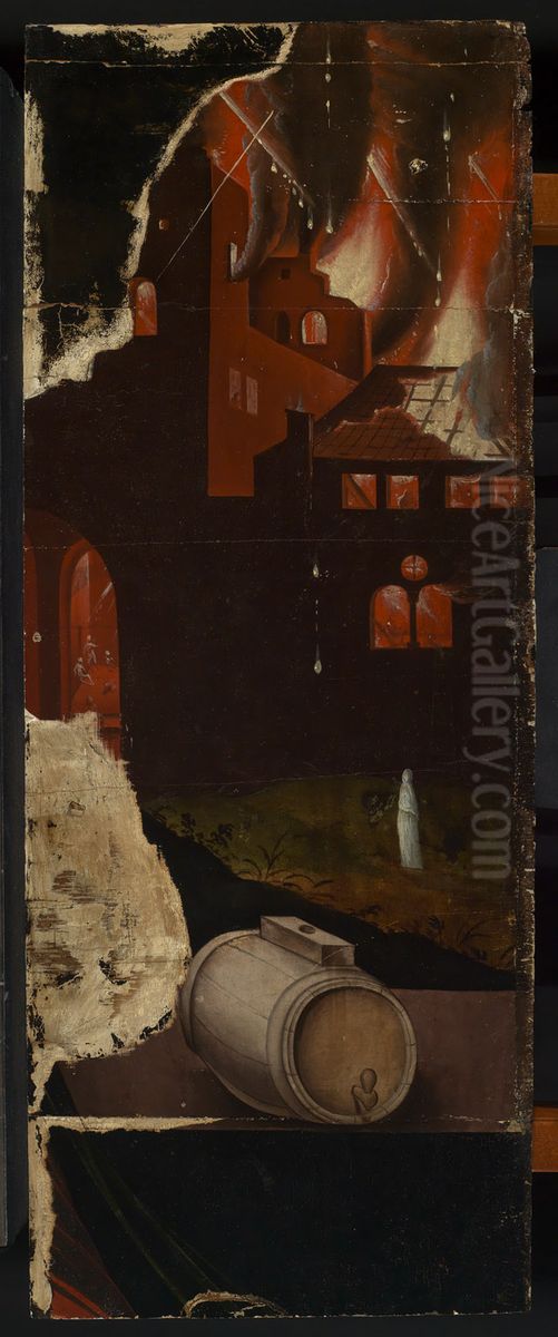 Das brennende Sodom Oil Painting by Hans Baldung Grien