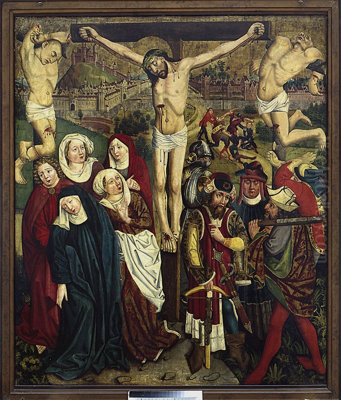 Legnica polyptych Oil Painting by Mikolaj Obilman