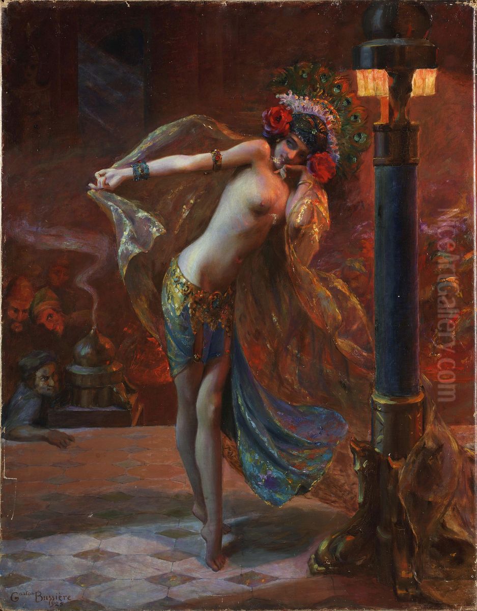 Dance Of The Seven Veils Oil Painting by Gaston Bussiere