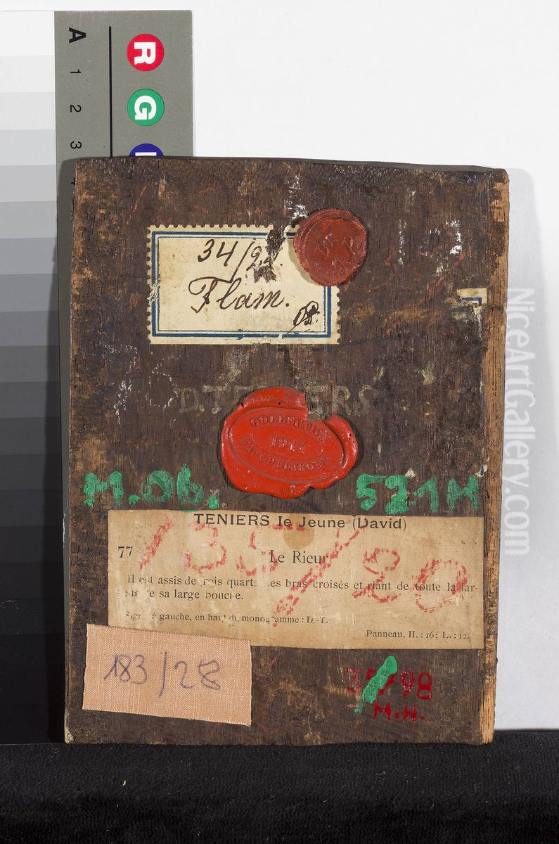 Bust of a laughing boy Oil Painting by David Teniers the Younger