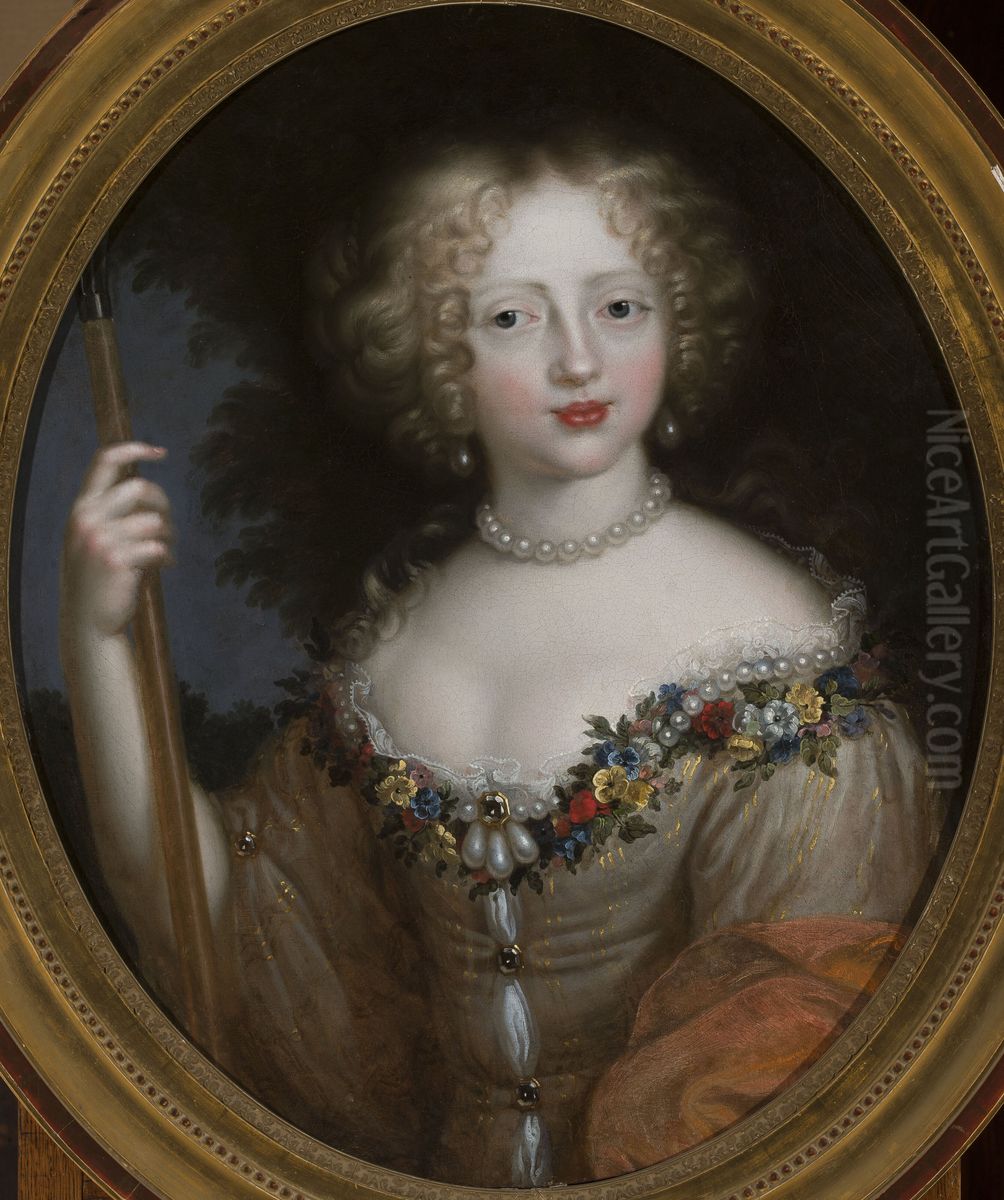 Portrait of a young woman Oil Painting by Pierre Mignard I