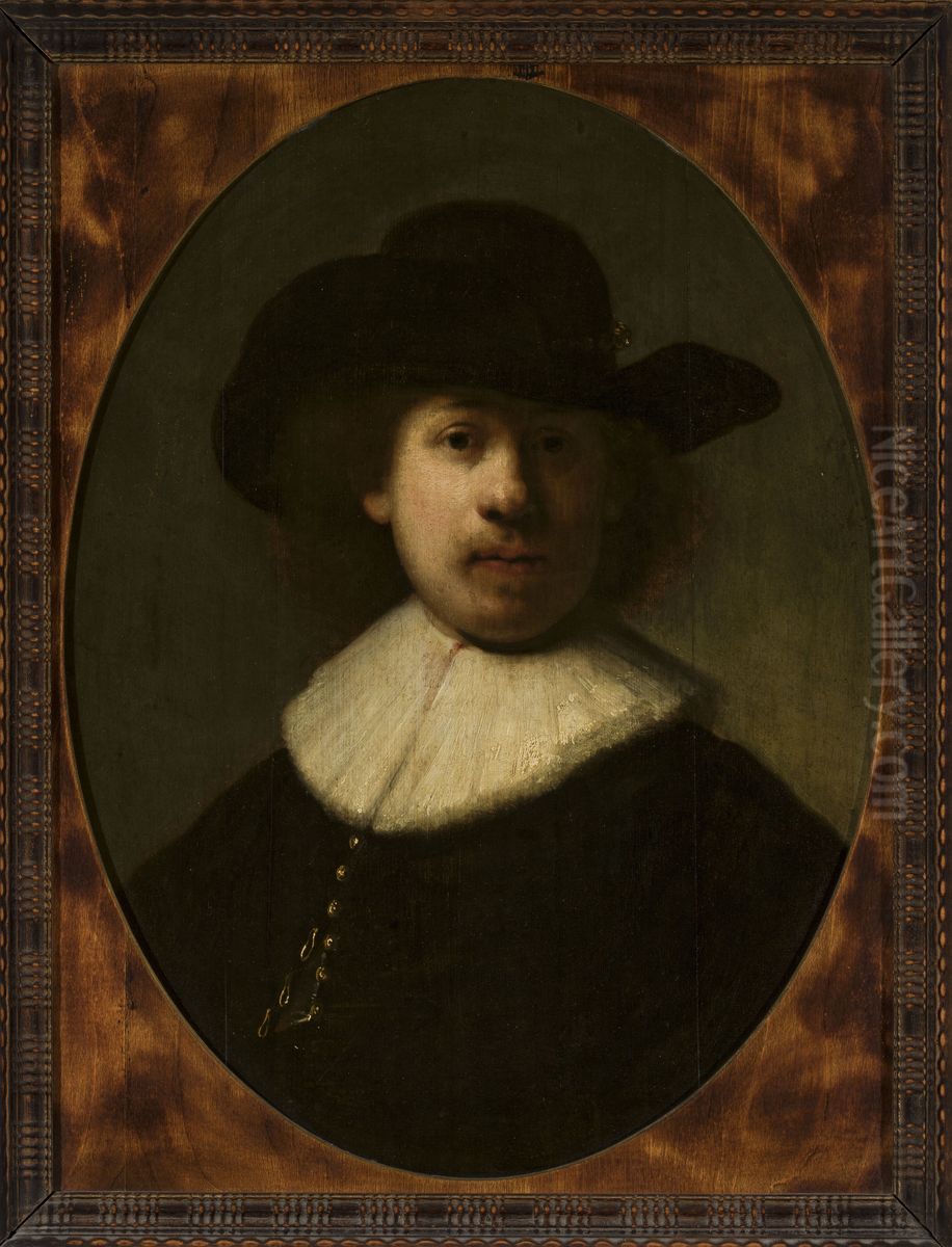 Self-portrait Oil Painting by Rembrandt
