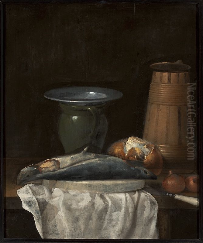 Breakfast Oil Painting by Philips Angel
